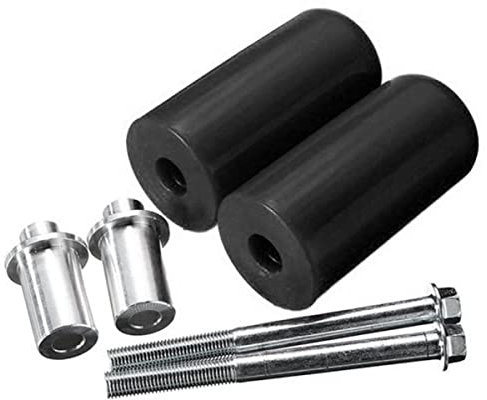 Frame Sliders,10mm Universal Motorcycle Anti Crash Protector Glue Stick for Honda Suzuki Motorcycles Repair Parts (Black)