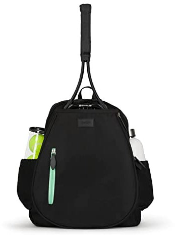 Ame & Lulu Game Time Tennis-Rucksack, Schwarz