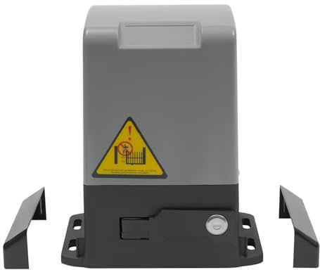 PUDLOR Azionamento per cancello scorrevole, 600 kg, automatico, apertura per porta del garage, 370 W