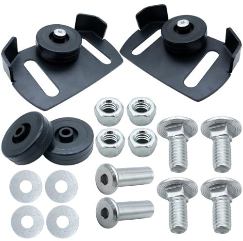 Fenhaliny Universal Rollschuhe 490-241-0038 kompatibel mit MTD Craf-stman Husq-Varna, passend für zweistufige Schneefräse (2er-Set)