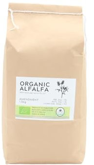 ALMICANNA: Granulés d'alfalfa organiques 100 % biologiques 1,5 kg – Engrais naturel et booster de nutriments pour cannabis – Amendement im Living Soil