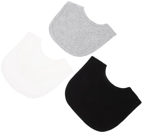 IWOWHERO 3st -lätzchen Baumwolllätzchen Für Babys Weiches Lätzchen Mit Schnappverschluss Isst Lätzchen Doppellagige Babylätzchen -bandana Tragbare Babylätzchen Baumwolle
