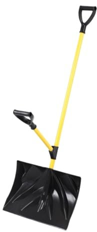 Pala Nieve Jardín Pala De Nieve En Forma De D, Mango Doble For Entrada Al Aire Libre, Jardín, Patio, Limpieza De Nieve Palas para Nieve para Conducir