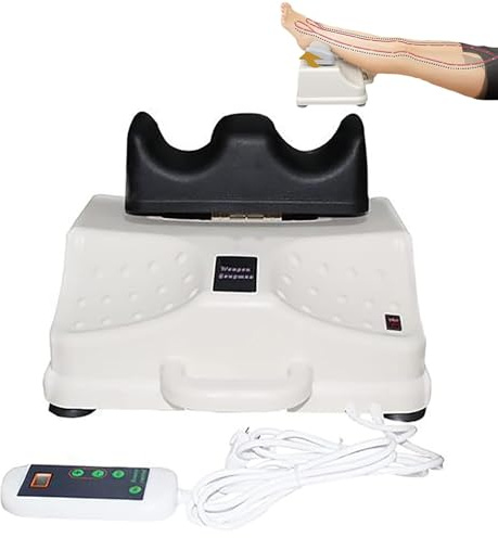 Swing Foot Massager, Electric Aerobic Exerciser, Fitness Blood Chi Machine with Controller, 10-Levels Speed Adjustable and 5-30 Minutes Timing, for Relief Pain, Aches, 100kg Load Capacity
