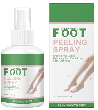 Foot Exfoliator Spray, Foot Callus Remover, Nourishing Dead Skin Removal, återfuktande formel, fotvårdslösning för seniorer, idrottare, utomhusarbetare, löpare, kvinnor, män och vuxna, 100 ml