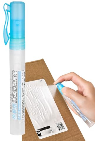 Sekretessuddgummi för termiskt papper: ID-maskeringsspray, dataskyddsvätska | 10 ml snabbtorkande täckningsformel, bärbar anti-läckagedesign, O-lösning