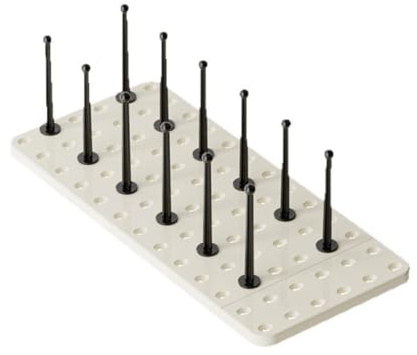 Gettimore Organizador retráctil de acero inoxidable para fregadero de cocina con columnas desmontables, para platos, verduras y frutas, color blanco