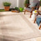 Surya Outdoor Teppich wetterfest, Crete - In und Outdoor Teppich für Balkon 200x275 cm, Terrasse, Garten, Küche - Outdoor Teppich Boho Style, Teppich für draußen - Teppich Beige und Creme
