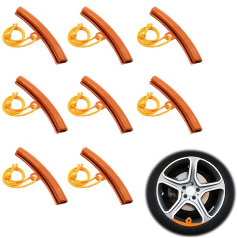8 Stück Felgenkantenschutz Felgenschoner,Felgenschutz Reifenmontage,Felgenschutzleiste,Felgen Montageschutz, Auto Felgenschoner Reifen, Reifenwechsel Felgen Schutz,Felgenschutz Satz für Auto