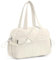 Outplea 20L Klein Sporttasche mit Nassfach, Puffer Taschen Reisetasche Damen Mädchen, Handtasche Yogatasche Saunatasche für Fitness Schwimmen Arbeit, Beige