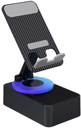 BommFu Rechargeable Wireless Speakers | Portable Wireless Rechargeable Speakers - Music Supplies with 5 Mixed-Mode LED Lights for Almost Any Smartphone and Tablet