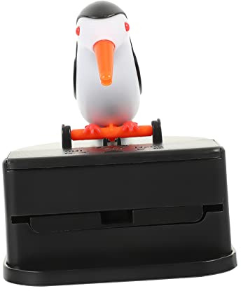 UKCOCO Dispensador De Palillos Dientes con Diseño De Pájaro Caja Prensable para Almacenamiento Portátil Adecuada para Cocina Restaurante Hogar y Viajes