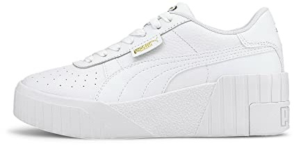 PUMA Cali Wedge Wn's, Scarpe Da Ginnastica, Donna, Puma White/Puma White, 36 EU