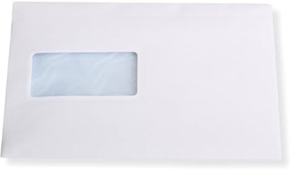 100 St. C5 Versandtaschen 229 x 162 mm weiß mit Fenster Briefumschlag selbstklebend