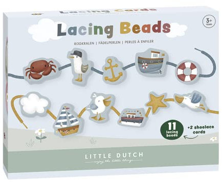 Little Dutch 120730 Holz Fädelspiel - Sailors Bay