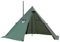 Tipi Zelt mit Ofenöffnung & Schneeschürze 4 Personen Wasserdichtes Teepee Zelt für Familien Camping, 4 Jahrzeit Pyramidenzelt für Wandern, Outdoor, Trekking, Jagen, Angeln (Grün)