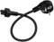 HuaLiSiJi Stromkabel C5 Netzkabel 3 Polig 16A/250V Netzkabel CEE 7 auf IEC 320 C5 Buchse für Kleeblattkupplung TV Laptop Notebook Monitor Bildschirm (0.5m)