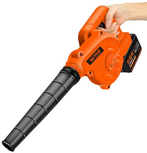 OZBME Soplador de jardín 2 en 1, soplador de Hojas inalámbrico y aspiradora Utilizada para Limpiar Pelo de Mascotas, Coches, Muebles, talleres