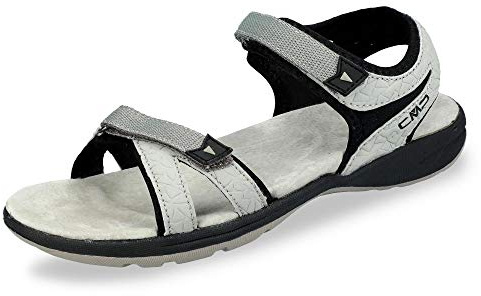 CMP – F.lli Campagnolo Adib, Sandali con Cinturino alla Caviglia Donna, Grigio (Stone-Nero 77uc), 36 EU