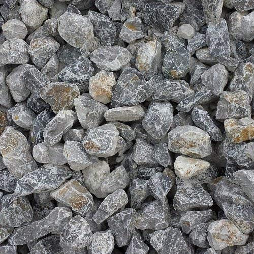 Gabiona Pierres naturelles en pierre de calcaire pour remplir les paniers de gabion pour un design de jardin individuel Brise-vue en éléments de clôture en pierre, piliers, diamètre 80-150 mm. 500 KG