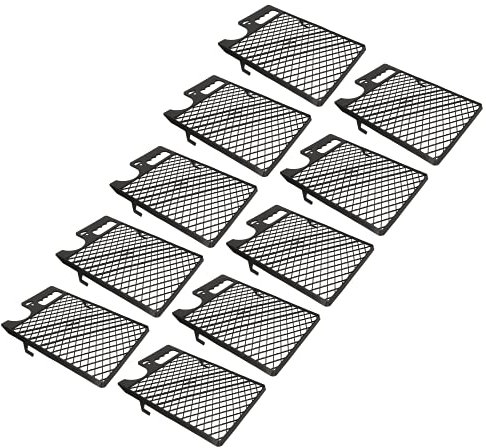 KOTARBAU® 10er Set Kunststoff Abstreifgitter 265x300mm Verzinkt zur Verwendung mit Farbwalzen