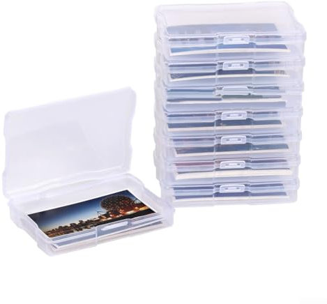 Set di 5 contenitori per foto, organizer e contenitore per ricordi preziosi