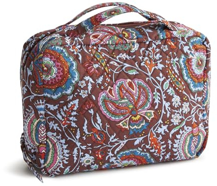 Vera Bradley Women's Premium Cotton Hanging Travel Organizer, Marrakesh Cinnamon, One Size