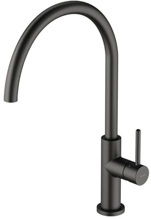 Omnires Y1251GR Kitchen Sink tap with a Fixed spout Y-graphite-Y1251GR, Graphite