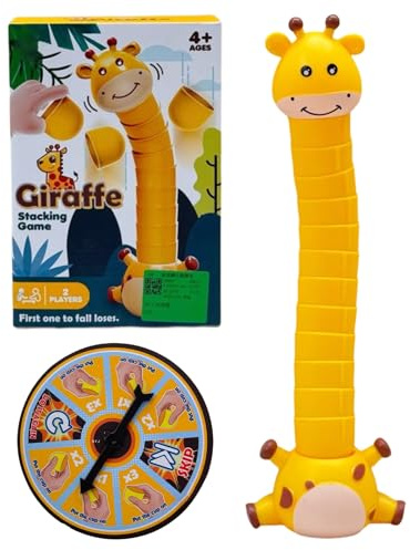 Giraff Staplalek Sällskapsspel | Interaktiv Giraff Rolig Pedagogisk Lek,Balansstaplingsspel - För Pedagogiskt Lärande I Klassrum Förskola Grundskola Vid Fester På Morgonen Under Fritiden