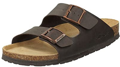 Rohde Herren, Männer, Sandalen,verbandschuhe,Therapie-Sandalen,Klett-Hausschuhe,Mocca,46 EU / 11 UK