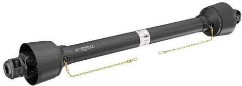 WilTec PTO Shaft T2 Drive Shaft 1000-1100mm 270Nm 540rpm, 23kW (31hp), 2x 1 3/8 6 teeth Tractor Attachment