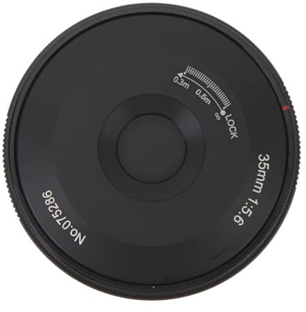 Lente Ultrafina de Enfoque Manual de Fotograma Completo F5.6 de 35 Mm para Cámaras con Montura L 4 Grupos 5 Elementos Fotograma Completo Pancake Street Fotografía Humana Lente de