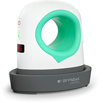 OFFNOVA Mini Hitzepresse Maschine für T-Shirts Hosen Schuhe HTV-Vinyl Projekte, 10,16 x 6,35 cm Kleine Heißpresse Transferpresse mit 5 Heizmodi (Mint)