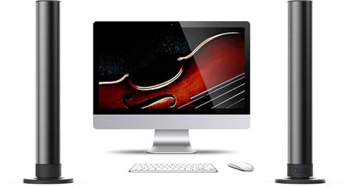 Sxhlseller Barre de Son pour TV – Système de Son Surround Stéréo 3D avec Caisson de Basses 40 W, Technologie Haut-Parleur Amovible 2 en 1, Haut-Parleur TV Bluetooth pour