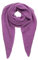 Faera XXL Dreieckstuch Bouclé elastisch weiches Cozy Material, Farben:Lila, Größe:One Size
