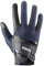 uvex sumair - Flexibler Reithandschuh für Damen und Herren - strapazierfähig - optimale Belüftung - Black-Blue - 8
