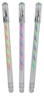 Legami - Set di 3 Penne Gel Multicolore, 1x14,5 cm, Diametro della Punta 1,0 mm, Tre Inchiostri a Contrasto per Decorare, Scrivere e Dare Originalità a Ogni Pagina