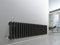 Warmehaus - Traditional Cast Iron Style Anthracite 3 Column Horizontal Radiator 300x1190mm - Modern Central Heating Space Saving Radiators - Perfect for Bathrooms, Kitchen, Hallway, Living Room