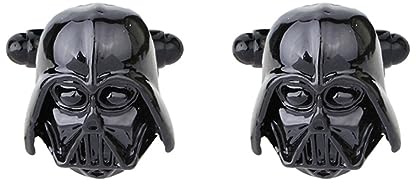 Boutons de manchette Stormtrooper - Accessoires de film tendance - Accessoires de chemise personnalisés pour homme - Noir, 2.5cm, Métal, Sans incrustation