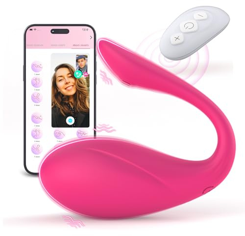Vibromasseurs Feminin Clitoridien Sex Toýs Femme avec 10 Mode de Vibration, Oeuf Vibrant Femme à Distance APP Sex Toys, Stimulateur Clitoridien et Point G Vibrant, Sextoyse Couple Plaisir Sex Toy