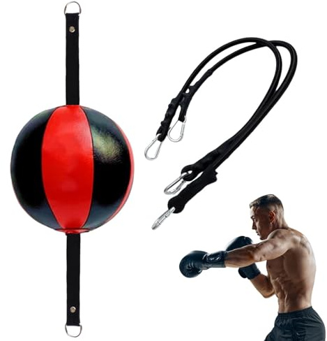 slagsboll, dubbeländad slagboll - gymboxningspåsar, hastighetsboxningsväskor, justerbar slagväska, boxningsutrustning, träningsutrustning, gymnastiktillbehör