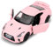 BGHSCA Nissan GTR R35 Diecast Supercar à l'échelle 1:36 - Jouet en alliage de zinc - Véhicules Nissan GTR - Jouet pour garçons et filles - Cadeau (rose)