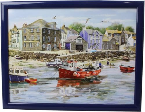 Tamersgifts Cushioned Laptrays Lap Tray TV Dinner Bean Bag Padded Cushion Gift (Harbour Laptray)