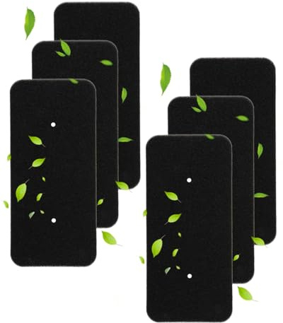 HUVZOR 6 Pezzi Filtro Asciugatrice Candy, Filtro in Spugna 275x125x10 mm per Scambiatore | Alta Compatibilità con Asciugatrici Hoover Candy 40006731, Set Completo per Manutenzione e Ricambio