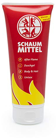 Espuma de ducha de bomberos After Flame, 200 ml