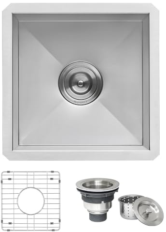Ruvati 13x15-in 16-Gauge Zero-Radius Undermount Bar Sink - RVH7113
