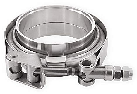 Mishimoto MMCLAMP-VS-3 Stainless Steel V-Band Clamp, 3 (76.2mm), Silver