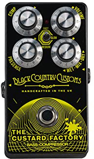 Laney - Black Country Customs The Custard Factory Compressor Boutique Bass Effect Pedal, (BCC-TCF) Bass guitar compressor pedal