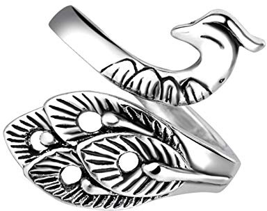 ERZU Justerbar stickögla virkad ögla stickningstillbehör, avancerad Phoenix- , garnguide fingerhållare stickning fingerborg, handgjord stickring för gör-det-själv stickning hantverk (3 st)