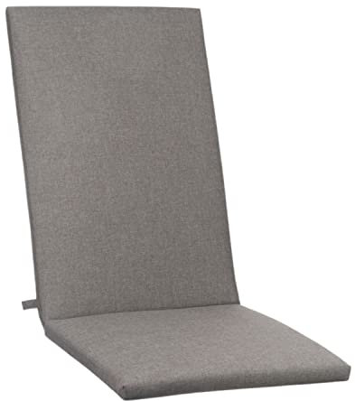 KETTtex EXKLUSIV Auflage Hochlehner Taupe-Melange I Gartenstuhl Polster 123x50x4cm I KTH2 Sitzauflage weich & robust I Stuhlauflage UV-beständig I wasserabweisendes Sitzkissen I Dessin 2293